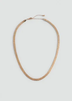 MANGO Biżuteria*Naszyjnik łańcuszek typu wężyk