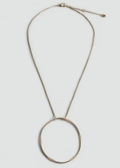 MANGO Biżuteria*Naszyjnik łańcuszek z kołem