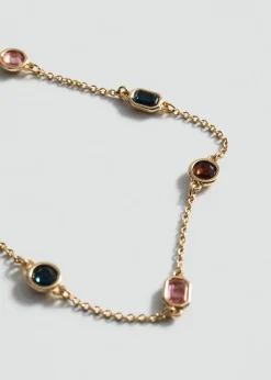 MANGO Biżuteria*Naszyjnik łańcuszek z różnymi ozdobami