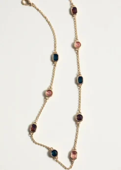 MANGO Biżuteria*Naszyjnik łańcuszek z różnymi ozdobami