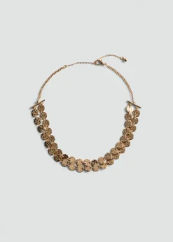 MANGO Biżuteria*Naszyjnik łańcuszek z wisiorami