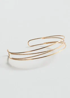 MANGO Biżuteria*Naszyjnik choker usztywniany