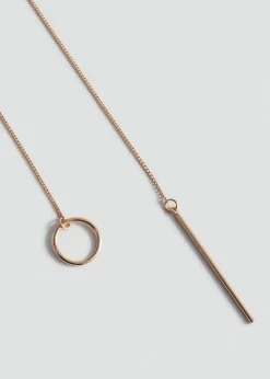 MANGO Biżuteria*Naszyjnik cylindryczny koralik