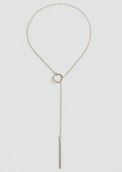 MANGO Biżuteria*Naszyjnik cylindryczny koralik