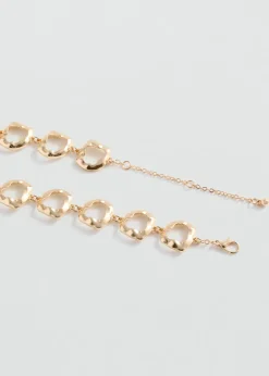 MANGO Biżuteria*Naszyjnik geometryczne ozdoby