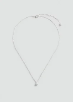 MANGO Biżuteria*Naszyjnik kryształowa przywieszka