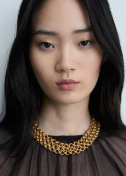 MANGO Biżuteria*Naszyjnik mieszane ogniwa