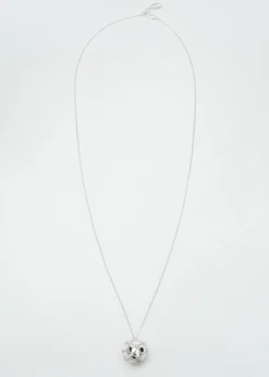 MANGO Biżuteria*Naszyjnik na łańcuszku z wisiorem kulą