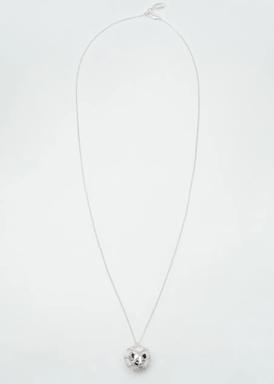 MANGO Biżuteria*Naszyjnik na łańcuszku z wisiorem kulą