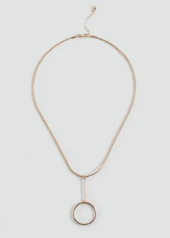 MANGO Biżuteria*Naszyjnik na łańcuszku z wisiorem kulą