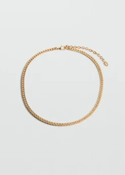MANGO Biżuteria*Naszyjnik płaski łańcuszek