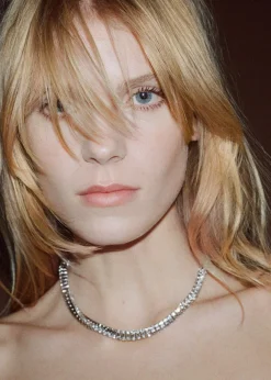 MANGO Biżuteria*Naszyjnik szlifowane kryształki