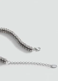 MANGO Biżuteria*Naszyjnik szlifowane kryształki