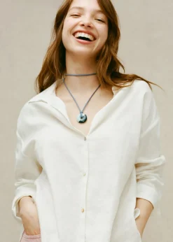 MANGO Biżuteria*Naszyjnik sznurek z wisiorem