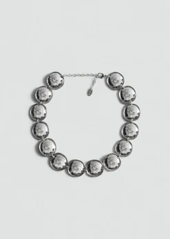 MANGO Biżuteria*Naszyjnik z monet z kryształkami