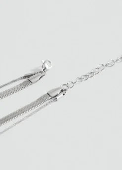 MANGO Biżuteria*Naszyjnik z podwójnego łańcuszka