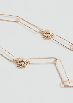 MANGO Biżuteria*Naszyjnik ze splatających się elementów