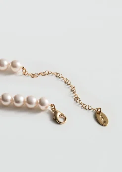 MANGO Biżuteria*Naszyjnik ze szklanych pereł