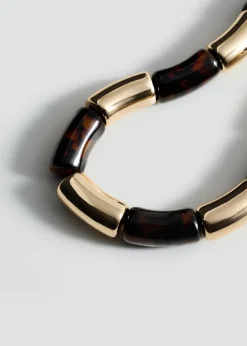 MANGO Biżuteria*Naszyjnik ze sztywnym elementem na łańcuszku