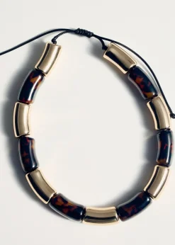 MANGO Biżuteria*Naszyjnik ze sztywnym elementem na łańcuszku