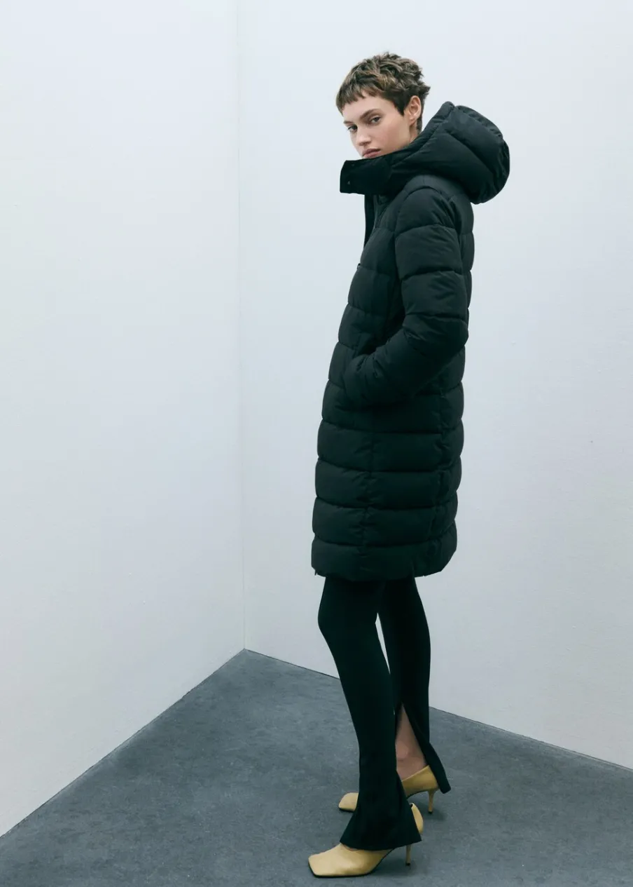 MANGO Płaszcze*Nieprzemakalna kurtka puchowa midi