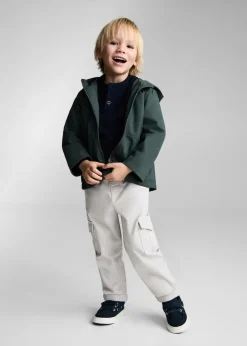 Dzieci MANGO Płaszcze I Kurtki*Nieprzemakalna kurtka z kapturem