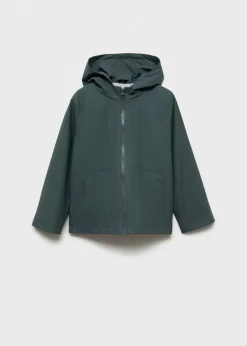 Dzieci MANGO Płaszcze I Kurtki*Nieprzemakalna kurtka z kapturem