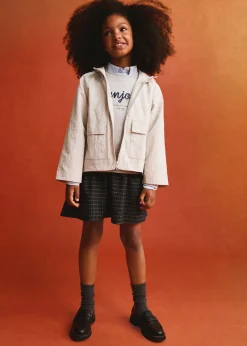 Dzieci MANGO Płaszcze I Kurtki*Nieprzemakalna kurtka z kapturem