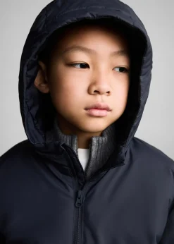 Dzieci MANGO Płaszcze I Kurtki*Nieprzemakalna pikowana kurtka z kapturem