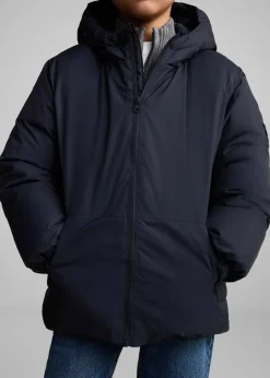 Dzieci MANGO Płaszcze I Kurtki*Nieprzemakalna pikowana kurtka z kapturem