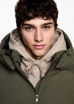 MANGO Płaszcze I Kurtki*Nieprzemakalna pikowana kurtka z kapturem