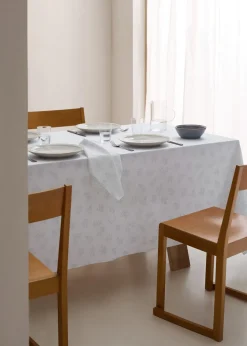 MANGO Obrusy*Obrus z 100% bawełny ze wzorem w kwiaty 170 x 170 cm