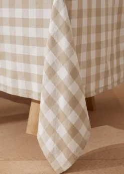 MANGO Obrusy*Obrus z bawełny i lnu w kratkę vichy 170 x 250 cm