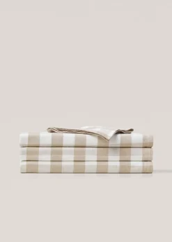 MANGO Obrusy*Obrus z bawełny i lnu w kratkę vichy 150 x 150 cm