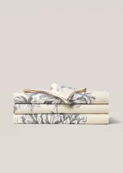 MANGO Obrusy*Obrus z bawełny z kwiatowym motywem 150 x 150 cm