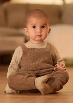 Dzieci MANGO Sukienki I Kombinezony|Kombinezony I Ogrodniczki*Ogrodniczki z bawełnianej dzianiny