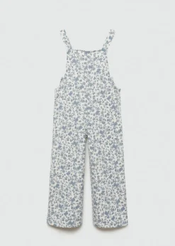 Dzieci MANGO Sukienki I Kombinezony*Ogrodniczki z kwiatowym wzorem