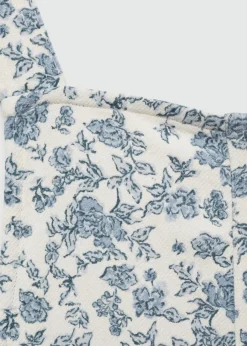 Dzieci MANGO Sukienki I Kombinezony*Ogrodniczki z kwiatowym wzorem