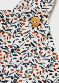 Dzieci MANGO Sukienki I Kombinezony|Kombinezony I Ogrodniczki*Ogrodniczki z miękkiej tkaniny z długimi nogawkami