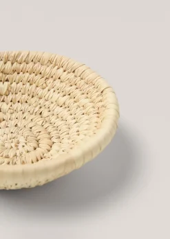 MANGO Kosze Do Sypialni|Kosze Do Salonu*Okrągła taca z naturalnych włókien