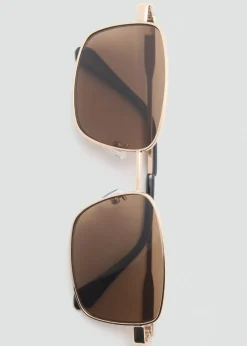 MANGO Okulary*Okulary przeciwsłoneczne z metalowymi oprawkami