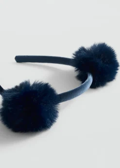 Dzieci MANGO Akcesoria Do Włosów|Akcesoria*Opaska do włosów z pomponami