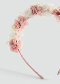 Dzieci MANGO Akcesoria Do Włosów*Opaska z kwiatami