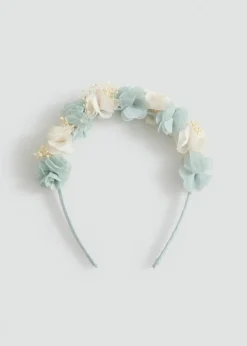 Dzieci MANGO Akcesoria Do Włosów*Opaska z kwiatami
