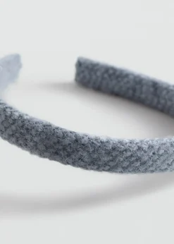 Dzieci MANGO Akcesoria Do Włosów|Akcesoria*Opaska z z teksturowanej dzianiny