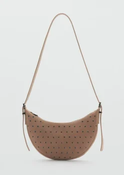 MANGO Torebki*Owalna torebka ze skóry