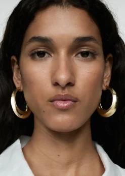 MANGO Biżuteria*Owalne kolczyki koła