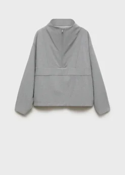 MANGO Płaszcze|Kurtki*Parka oversize na suwak