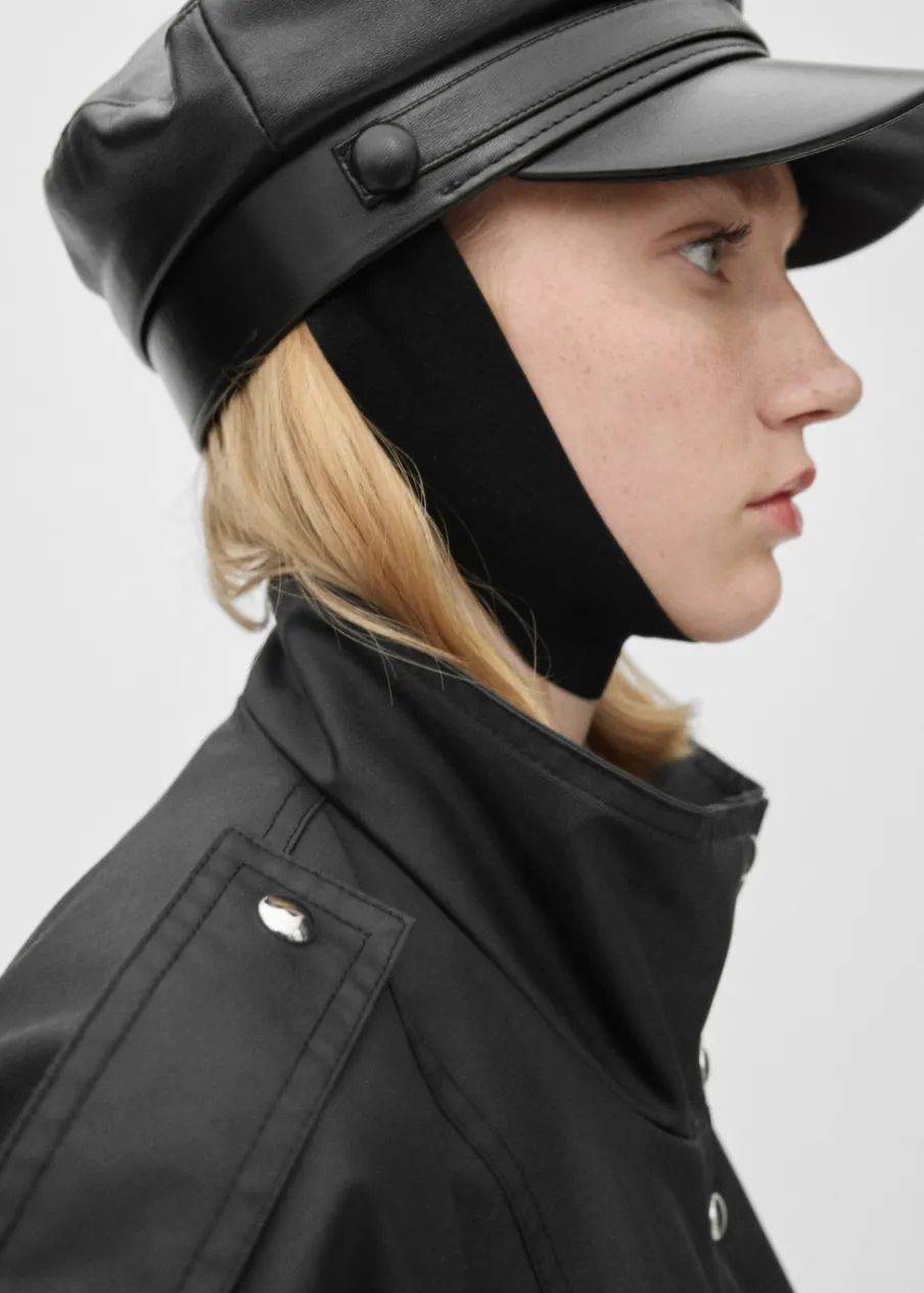 MANGO Kurtki*Parka oversize z guzikami