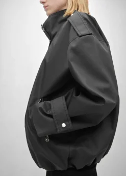 MANGO Kurtki*Parka oversize z guzikami